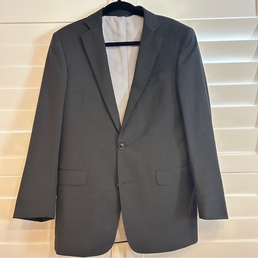 Brooks Brothers Explorer Regent Fit Suit Jacket Blazer Grey 38R